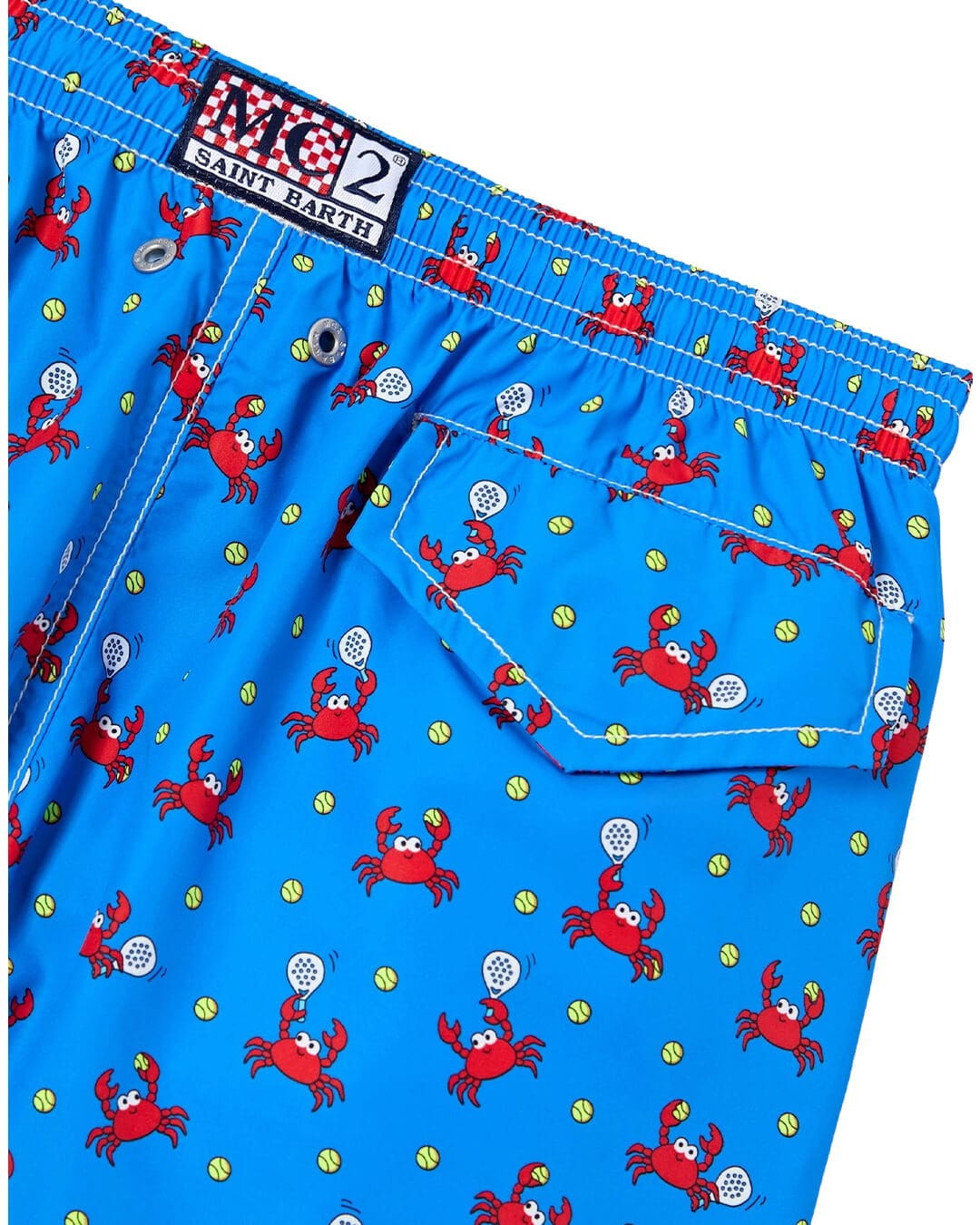 MC2 Saint Barth Swimwear MC2 JEAN  CRAB PADEL LIGHTING ULTRALIGHT SWIM SHORT