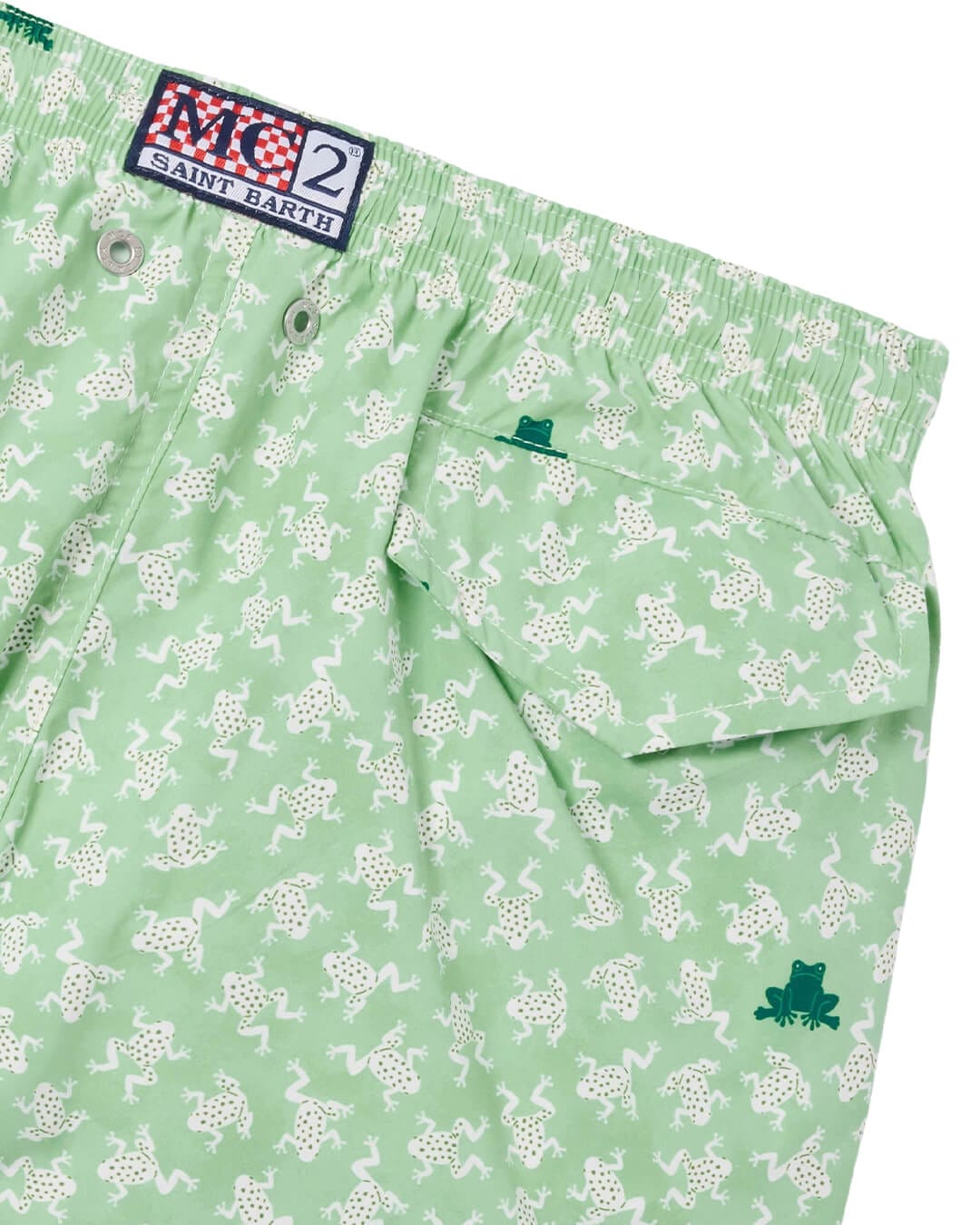 MC2 Saint Barth Swimwear MC2 Jean Lighting Stretch Light And Stretch Swimshort Frogs Parade