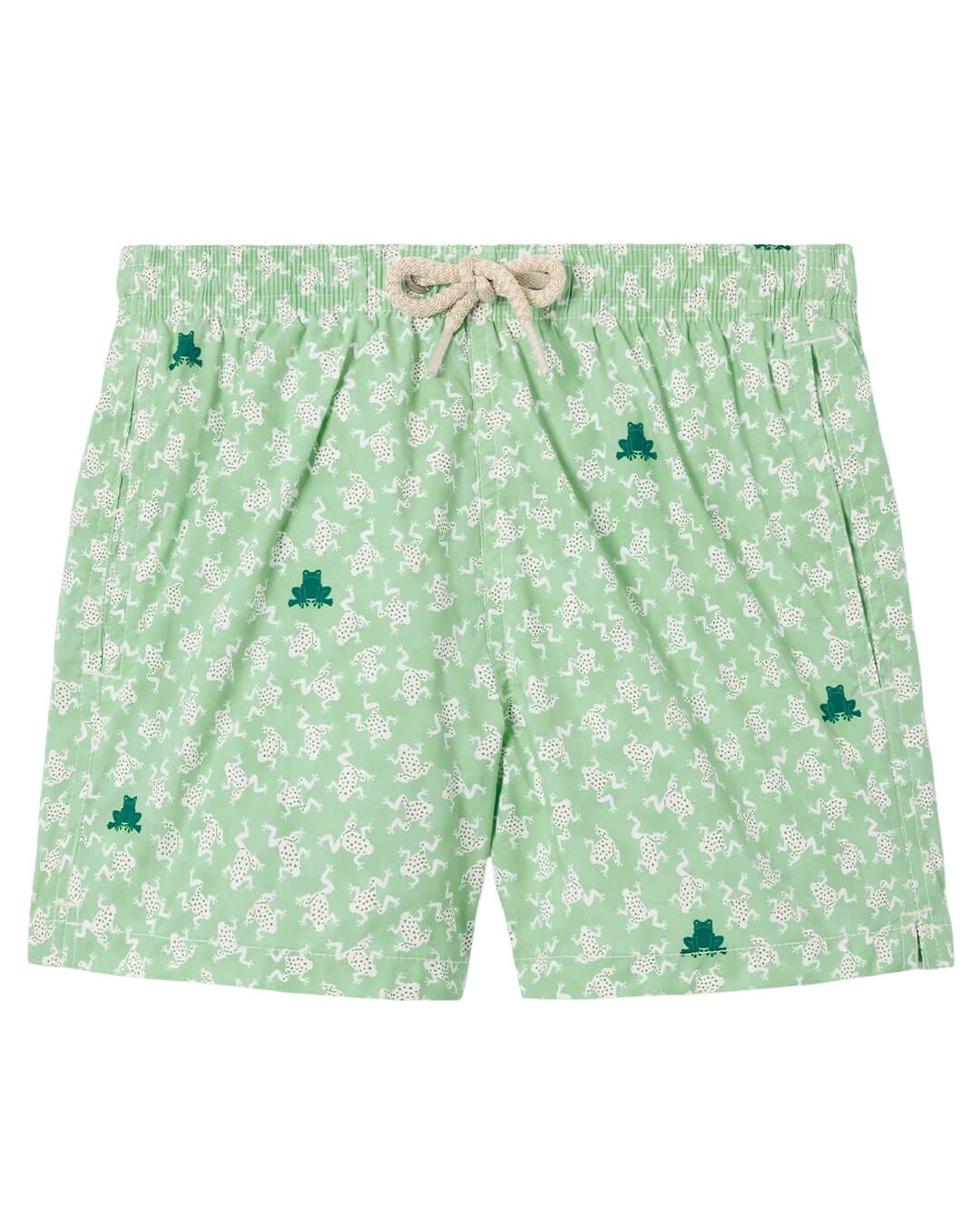 MC2 Saint Barth Swimwear MC2 Jean Lighting Stretch Light And Stretch Swimshort Frogs Parade