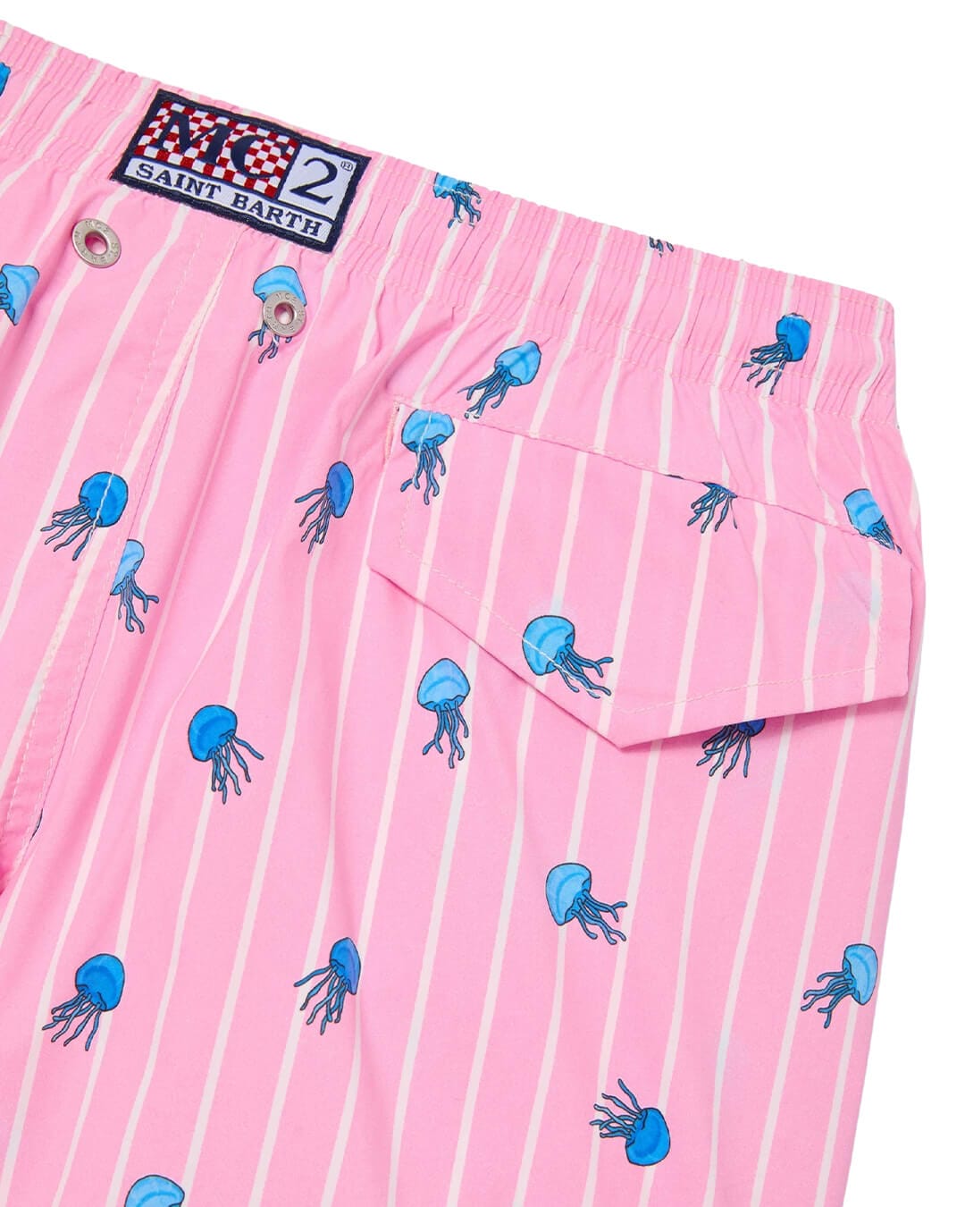 MC2 Saint Barth Swimwear MC2 Jean Lighting Stretch Light And Stretch Swimshort Squidly Double Stripes