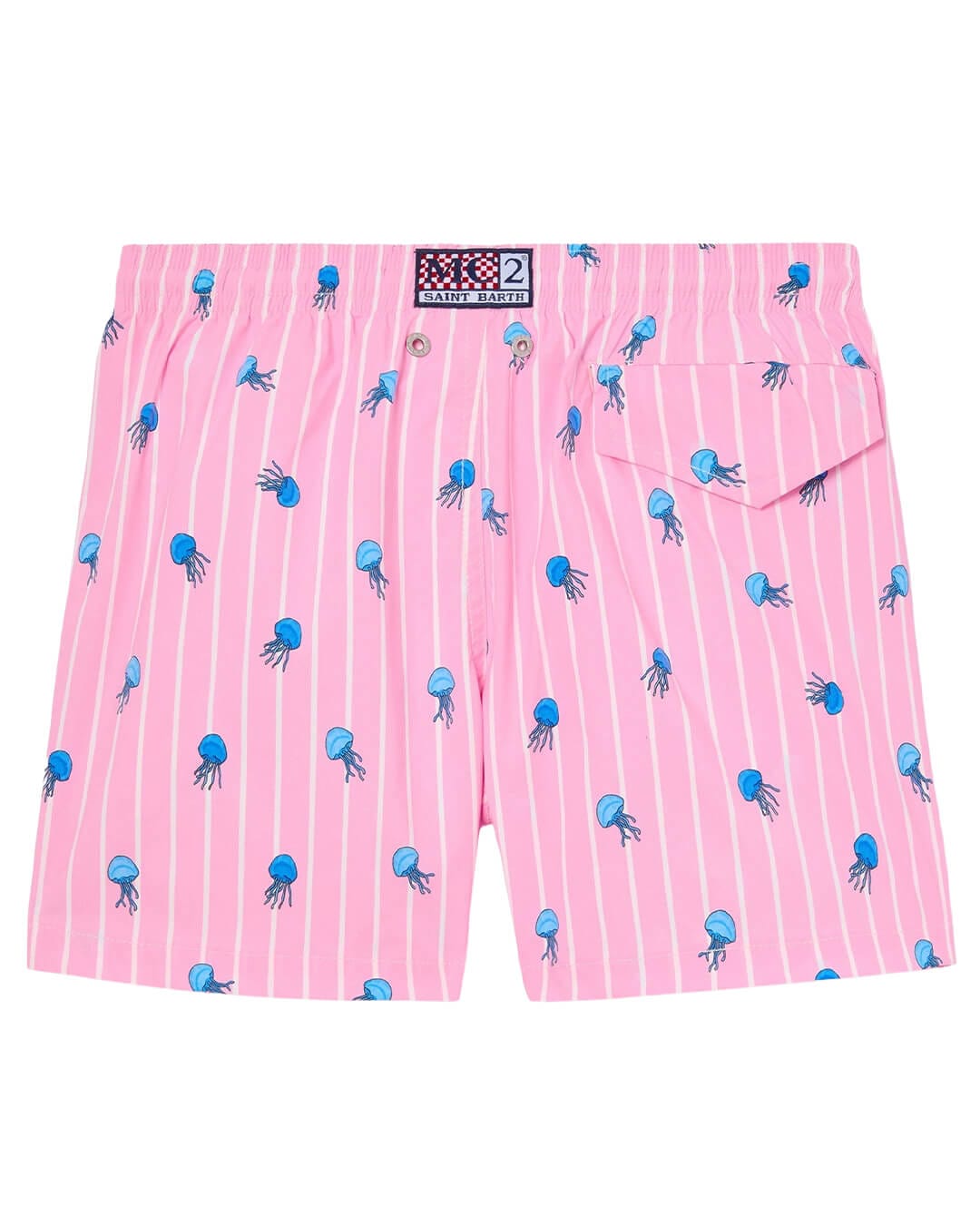 MC2 Saint Barth Swimwear MC2 Jean Lighting Stretch Light And Stretch Swimshort Squidly Double Stripes