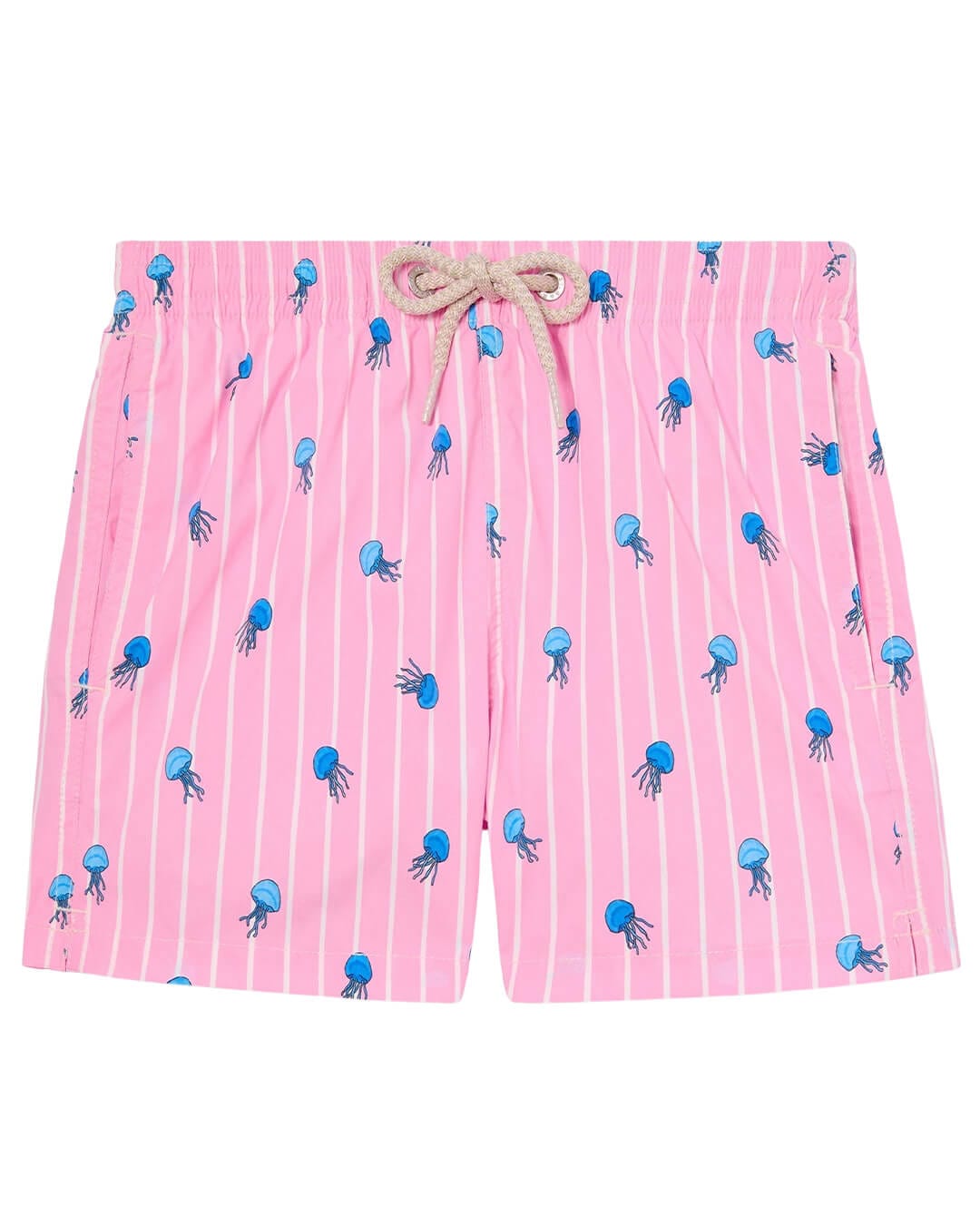 MC2 Saint Barth Swimwear MC2 Jean Lighting Stretch Light And Stretch Swimshort Squidly Double Stripes
