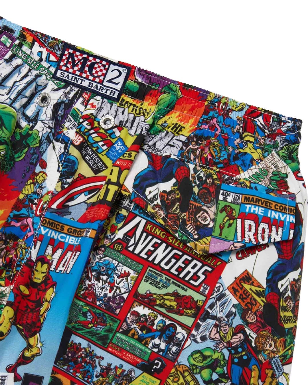 MC2 Saint Barth Swimwear MC2  Jean Lighting Ultralight Swim Short Marvel Covers Col