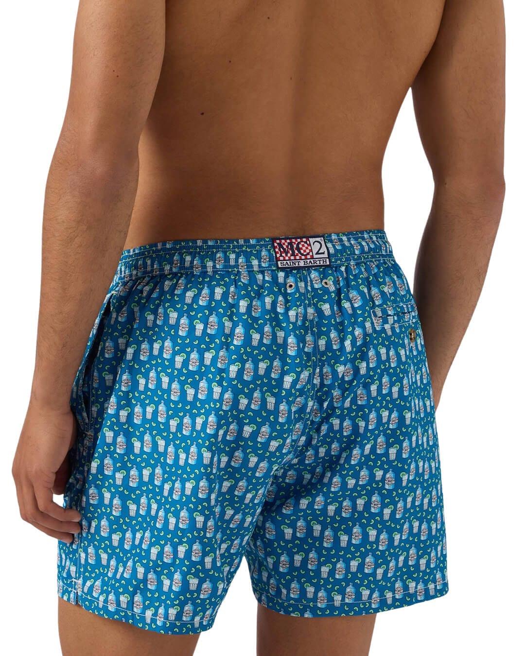 MC2 Saint Barth Swimwear MC2  Lighting Micro Fantasy Ultralight Swim Short Gin Time 61 02467l