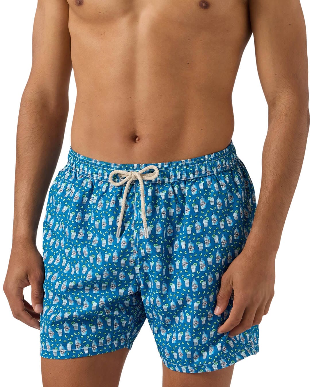 MC2 Saint Barth Swimwear MC2  Lighting Micro Fantasy Ultralight Swim Short Gin Time 61 02467l