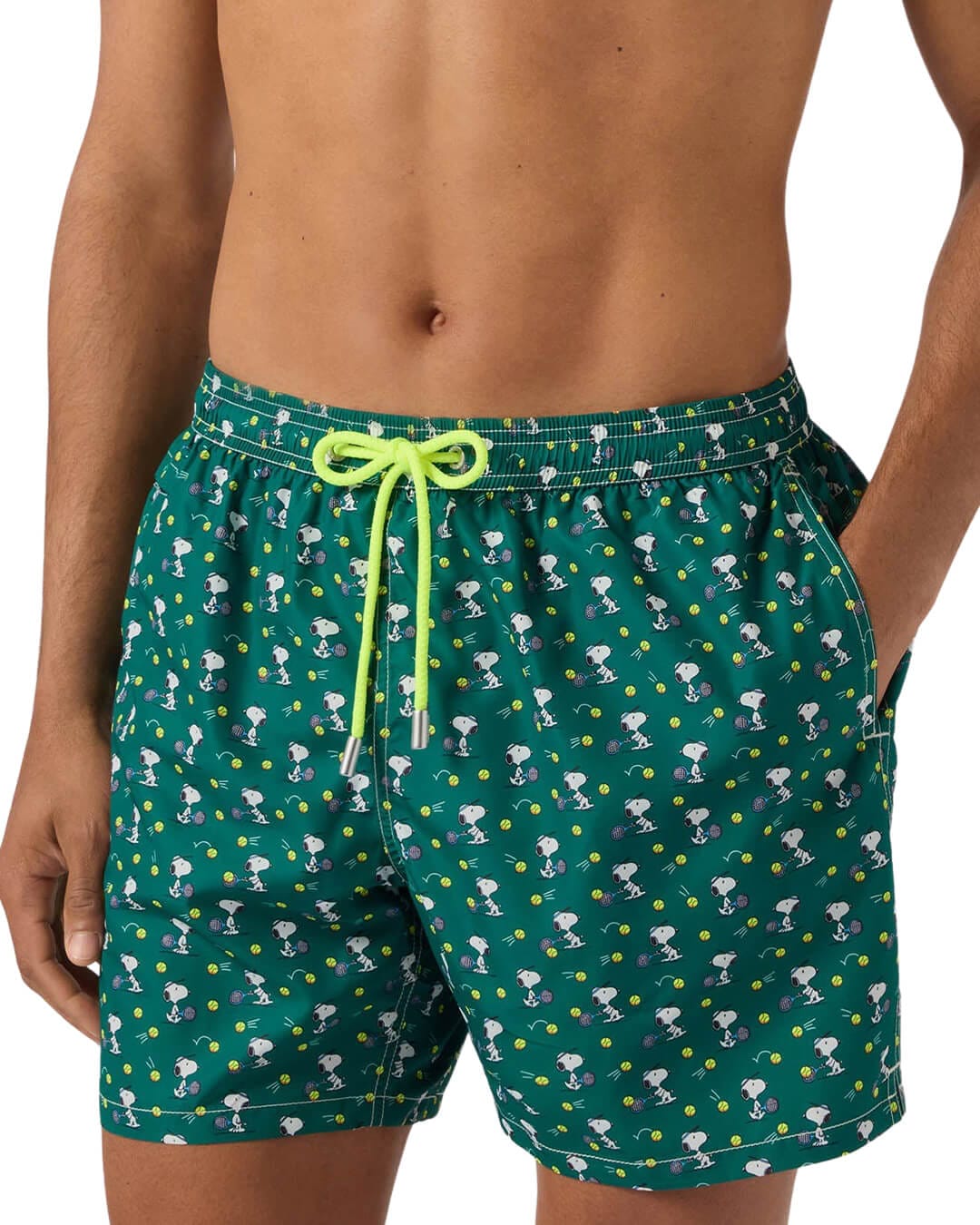 MC2 Saint Barth Swimwear MC2 Lighting Micro Fantasy Ultralight Swim Short Snoopy Tennis Game Micro 51 02660l