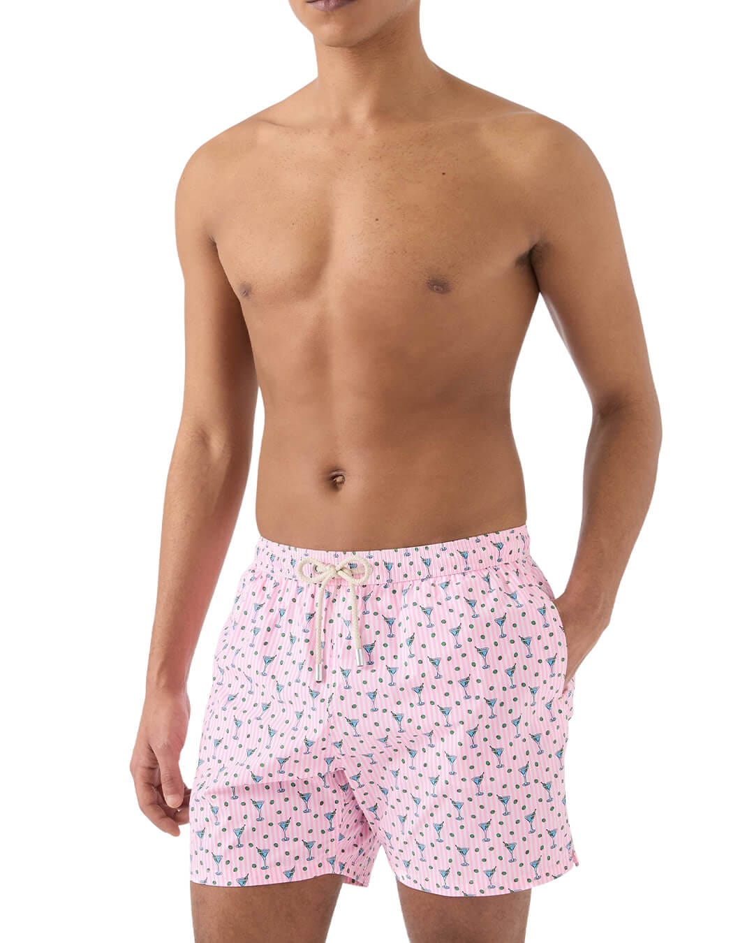 MC2 Saint Barth Swimwear MC2 LIGHTING MICRO STRETCH ULTRALIGHT SWIM SHORT DRY COCKTAIL STRIPES