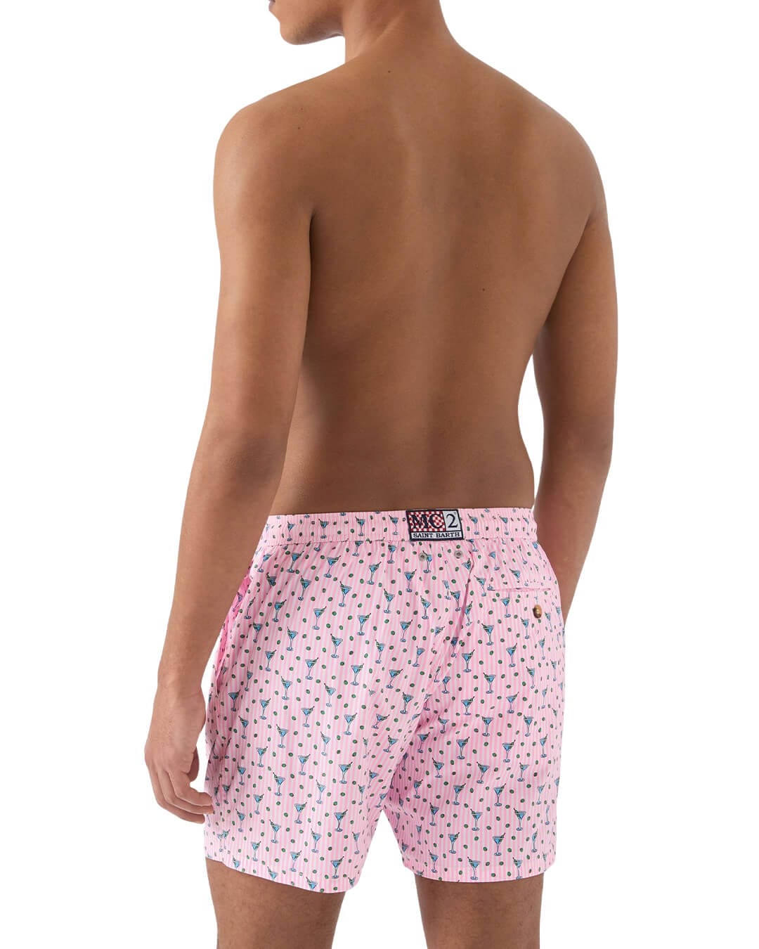 MC2 Saint Barth Swimwear MC2 LIGHTING MICRO STRETCH ULTRALIGHT SWIM SHORT DRY COCKTAIL STRIPES