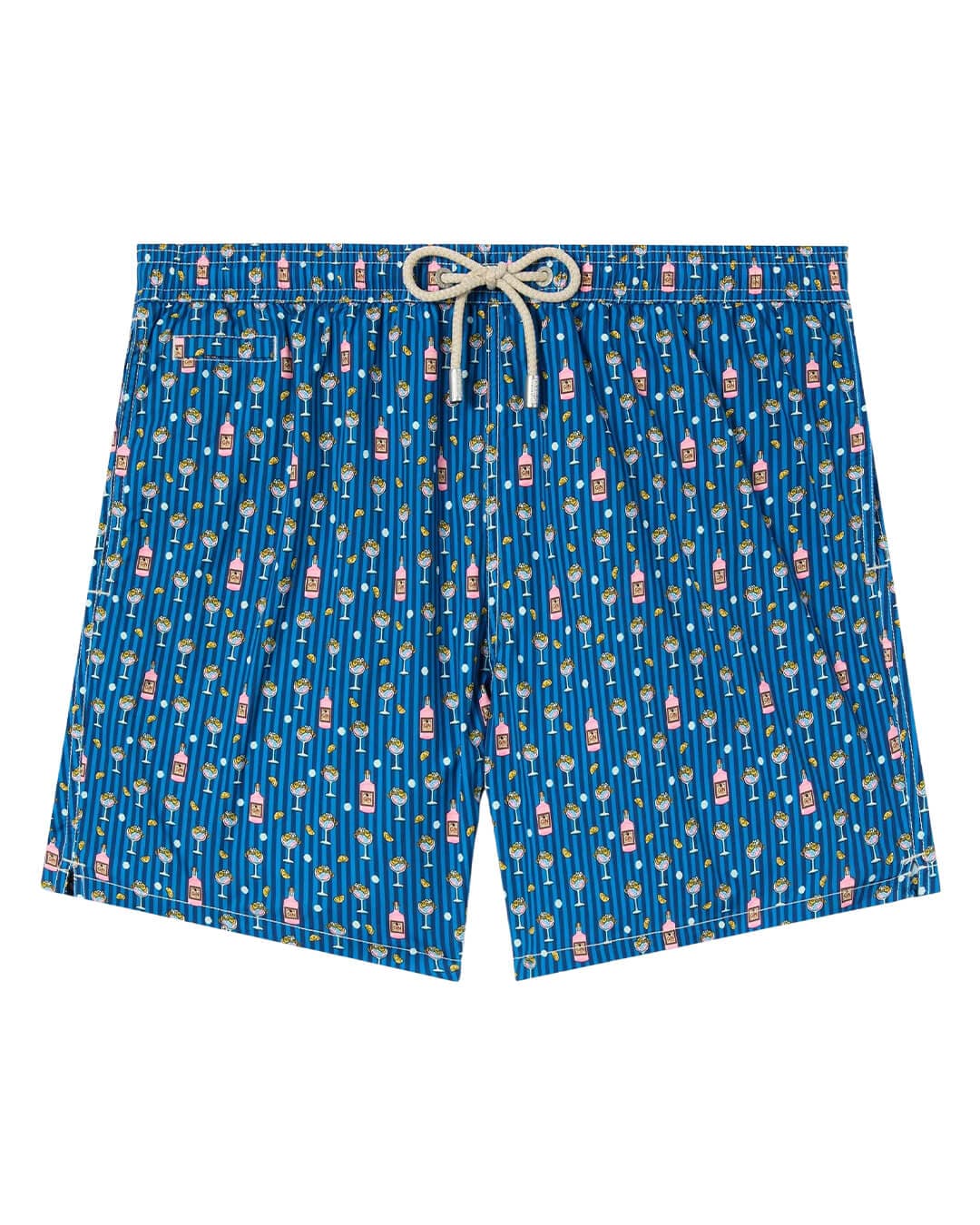 MC2 Saint Barth Swimwear MC2 LIGHTING MICRO STRETCH ULTRALIGHT SWIM SHORT GIN LOVER STRIPES