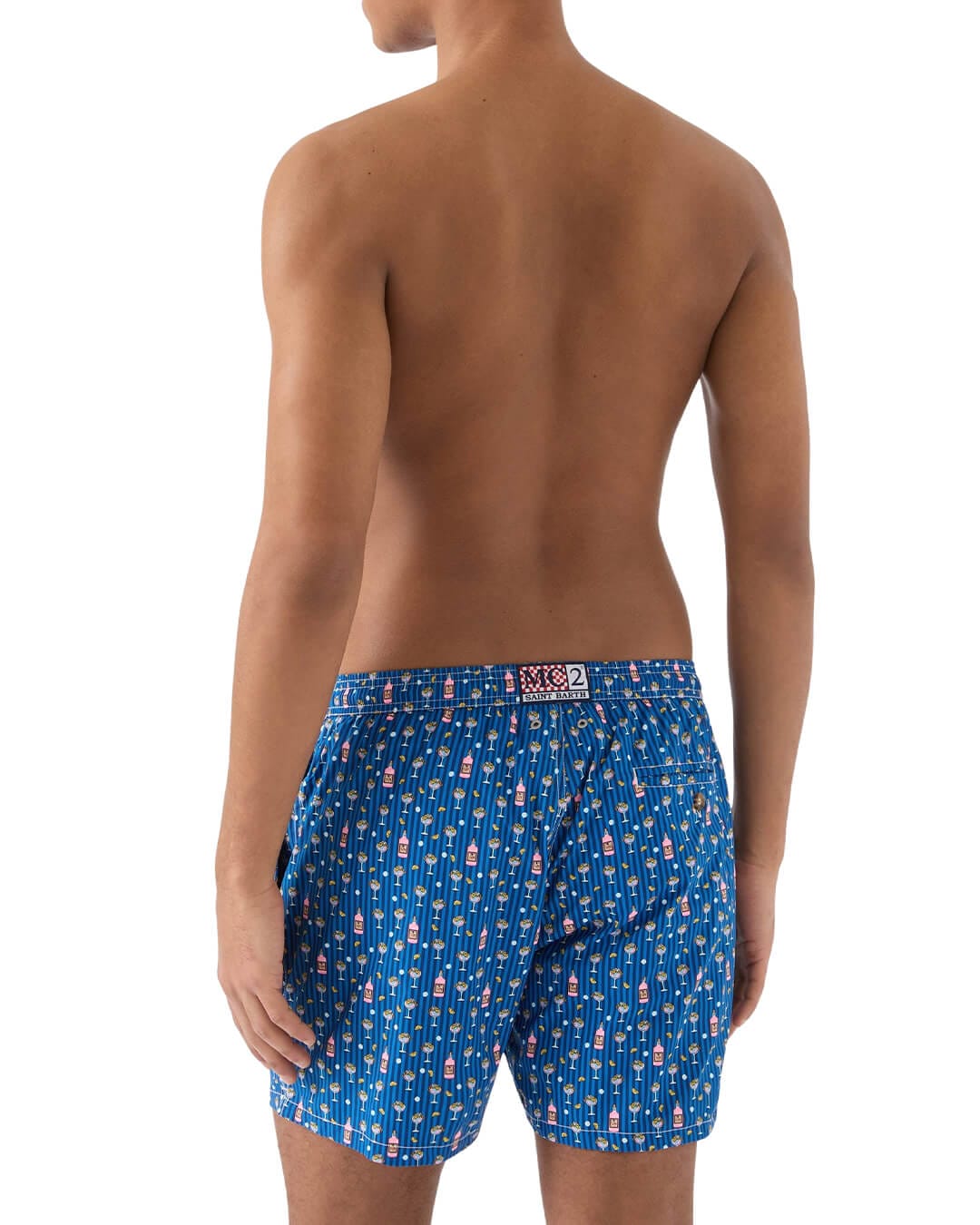 MC2 Saint Barth Swimwear MC2 LIGHTING MICRO STRETCH ULTRALIGHT SWIM SHORT GIN LOVER STRIPES