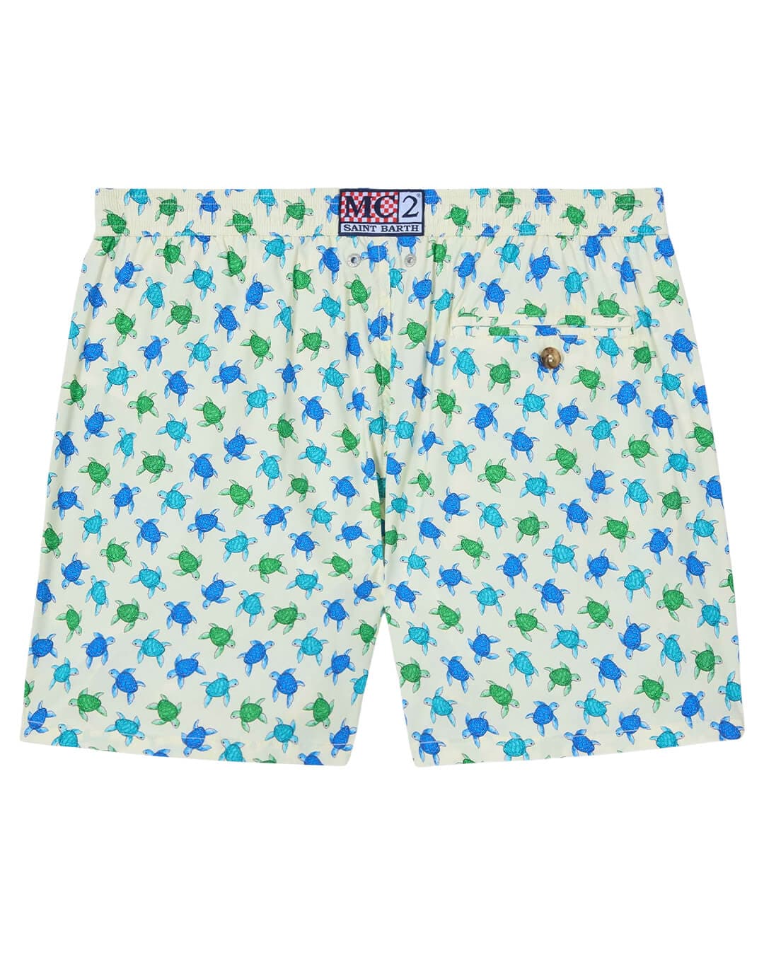MC2 Saint Barth Swimwear MC2 LIGHTING MICRO STRETCH ULTRALIGHT SWIM SHORT OCEAN TURTLE