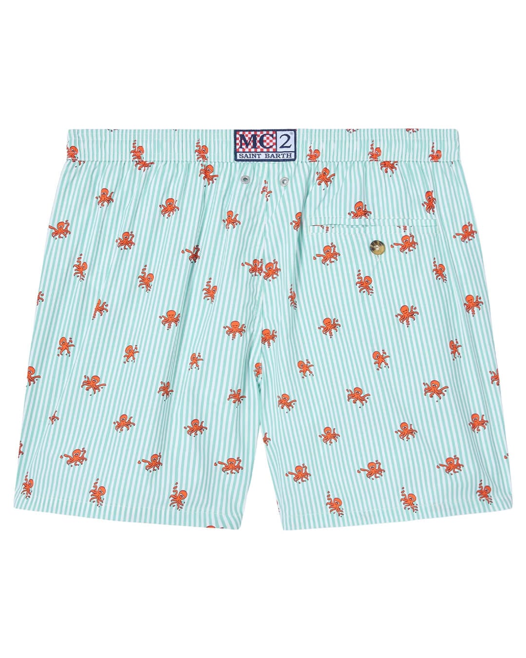 MC2 Saint Barth Swimwear MC2 LIGHTING MICRO STRETCH ULTRALIGHT SWIM SHORT OCTO CLING STRIPES S