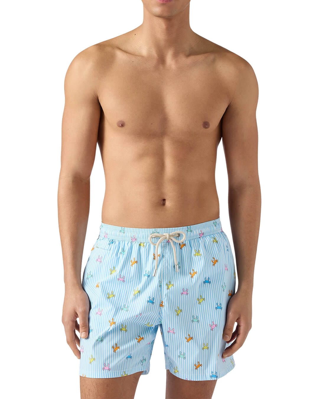 MC2 Saint Barth Swimwear MC2 LIGHTING MICRO STRETCH ULTRALIGHT SWIM SHORT PINCHY MULTI STRIPES
