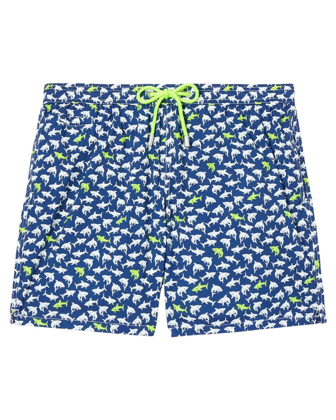 MC2 Saint Barth Swimwear MC2 LIGHTING MICRO STRETCH ULTRALIGHT SWIM SHORT SHARK TROUBLE