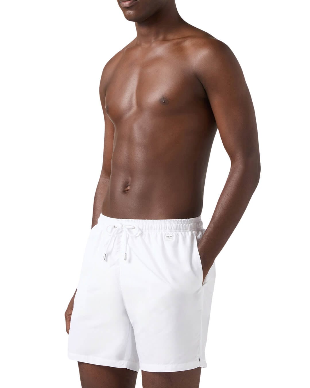 MC2 Saint Barth Swimwear MC2 LIGHTING PANTONE ULTRALIGHT SWIM SHORT 01 WHITE PNT