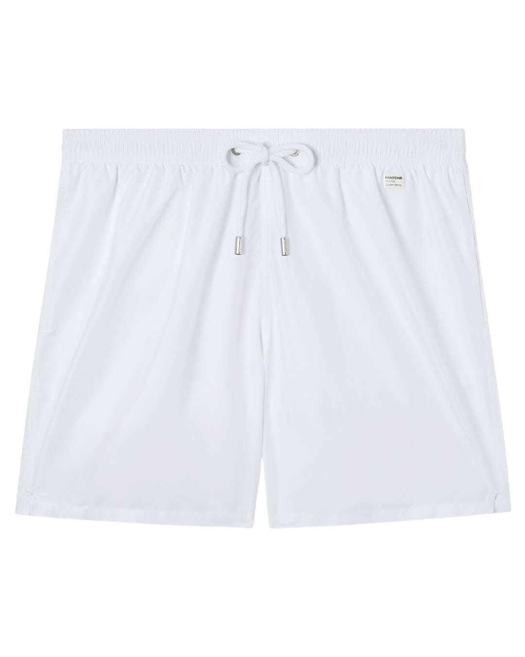 MC2 Saint Barth Swimwear MC2 LIGHTING PANTONE ULTRALIGHT SWIM SHORT 01 WHITE PNT