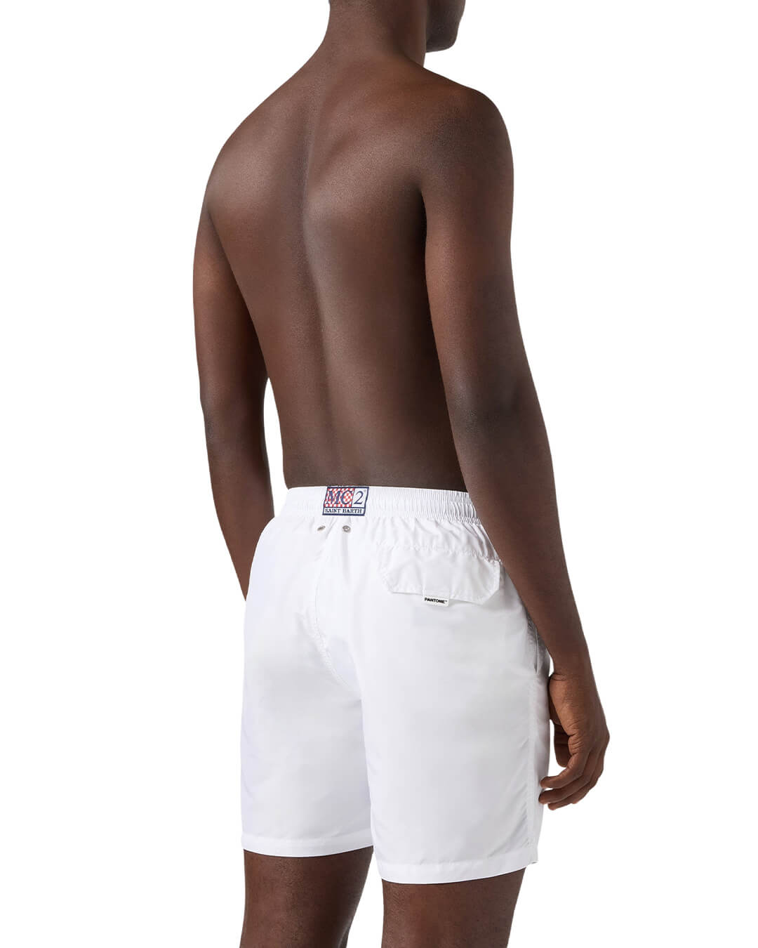 MC2 Saint Barth Swimwear MC2 LIGHTING PANTONE ULTRALIGHT SWIM SHORT 01 WHITE PNT