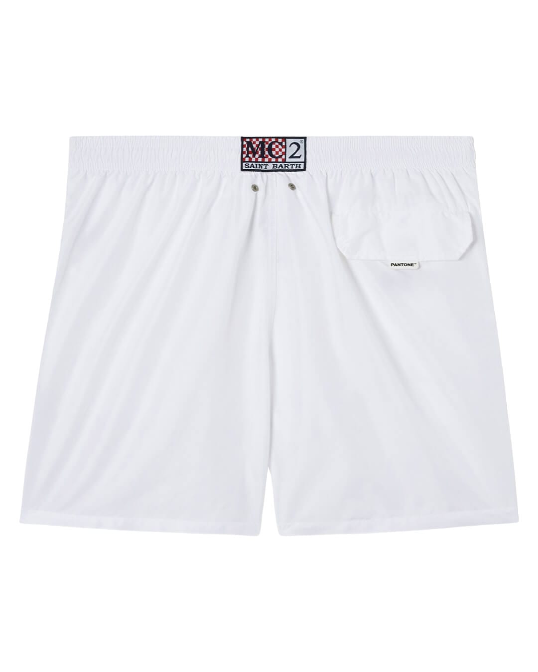 MC2 Saint Barth Swimwear MC2 LIGHTING PANTONE ULTRALIGHT SWIM SHORT 01 WHITE PNT