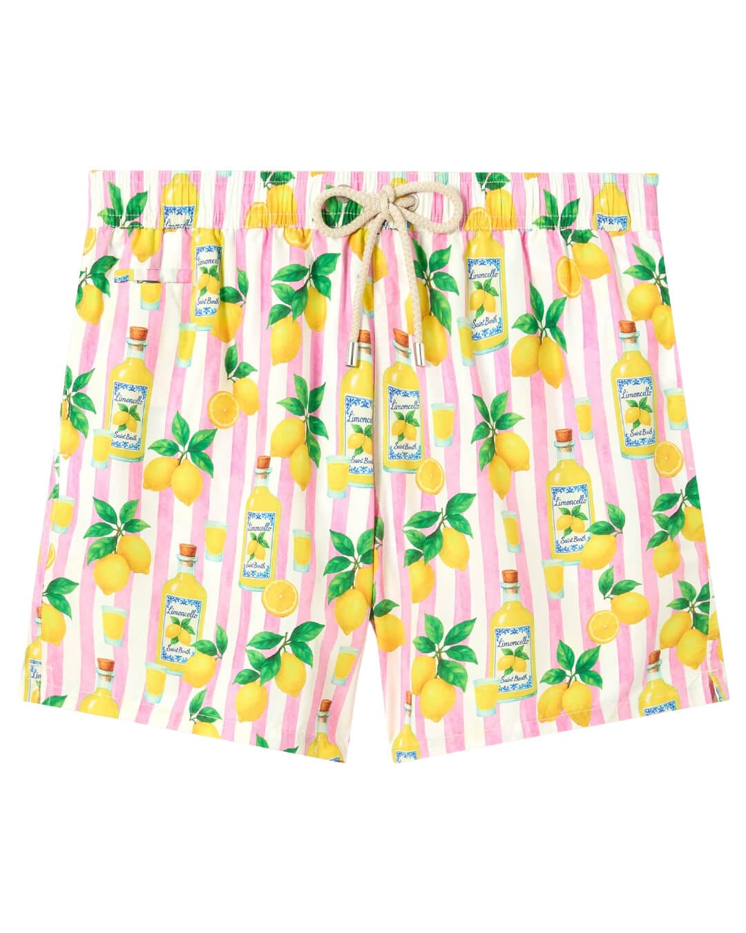 MC2 Saint Barth Swimwear MC2 LIGHTING ULTRALIGHT SWIM SHORT LIMONCELLO STRIPES