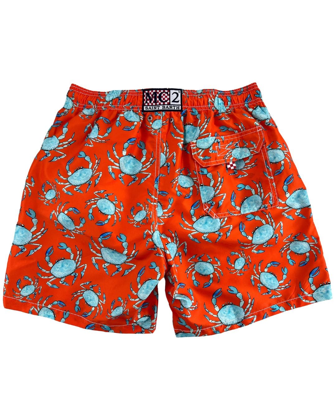 Mc2 Saint Barth Swimwear MC2 Orange Crabs Classic Swim Shorts