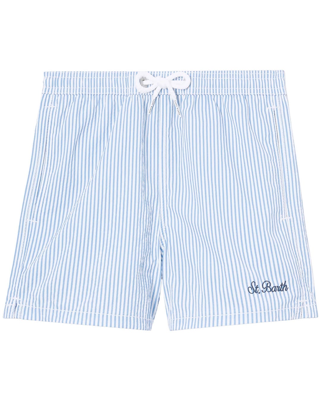 MC2 Saint Barth Swimwear MC2 PATMOS SEERSUCKER STRIPES JR SWIMSHORT