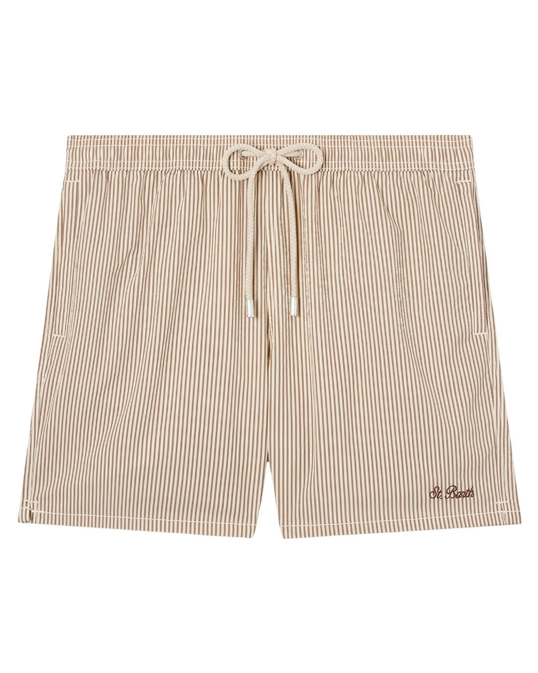 MC2 Saint Barth Swimwear MC2 PATMOS SWIM SHORT SEERSUCKER STRIPES