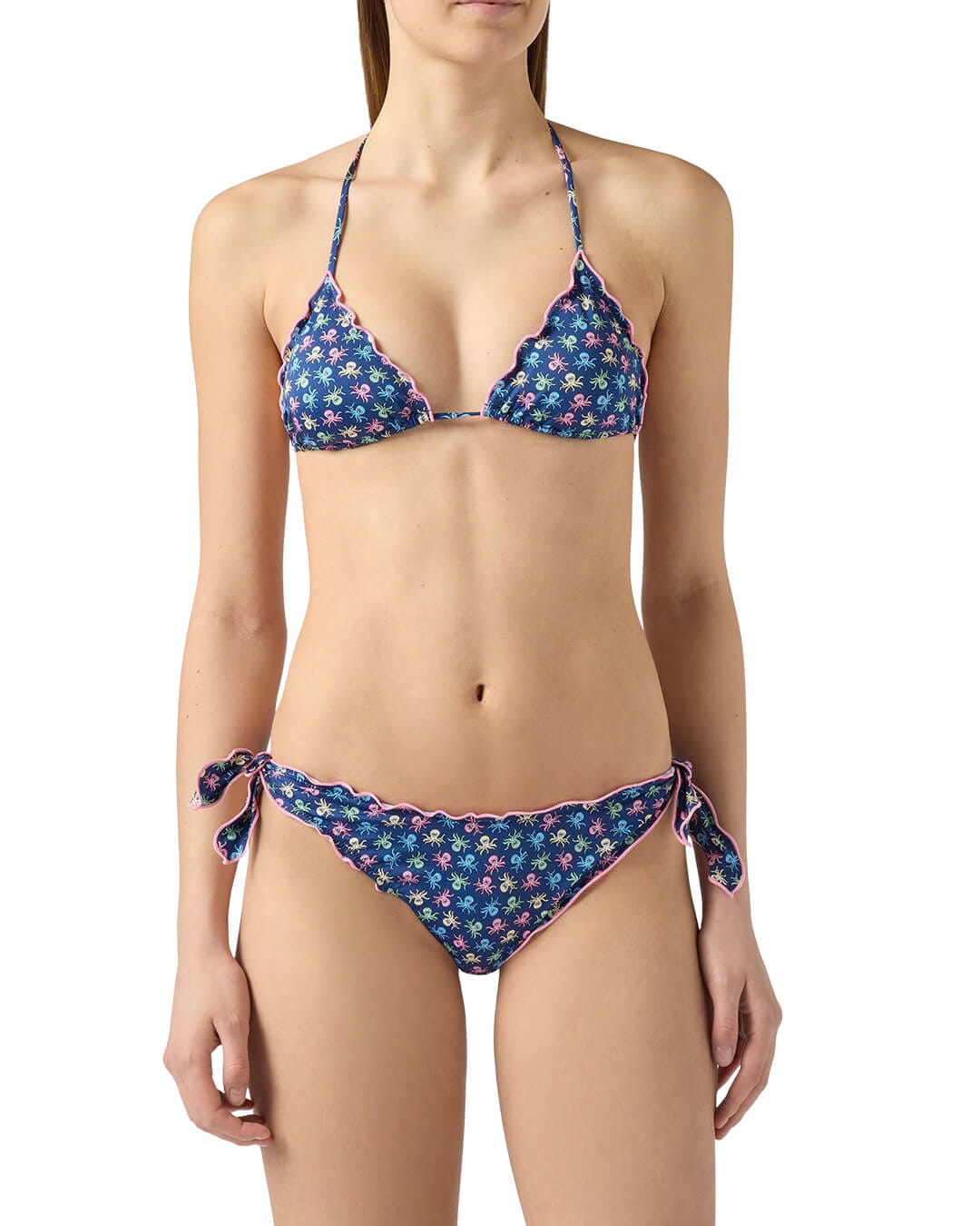 MC2 Saint Barth Swimwear MC2 SARIUS FROU FROU TRIANGLE BIKINI POLPY MULTI