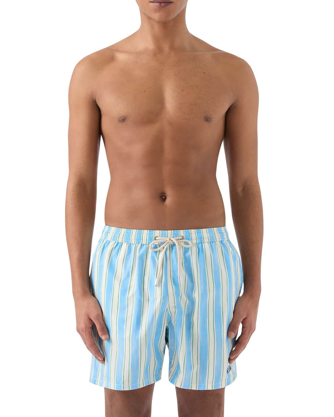 MC2 Saint Barth Swimwear MC2 SYROS SWIM SHORT BIG STRIPES W