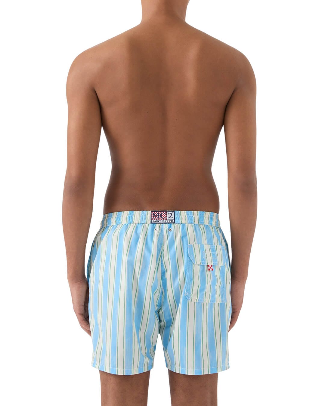 MC2 Saint Barth Swimwear MC2 SYROS SWIM SHORT BIG STRIPES W