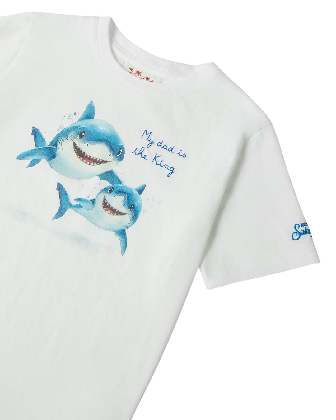 MC2 Saint Barth T-Shirts DENVER SHARK DAD JR BOY COTTON T-SHIRT
