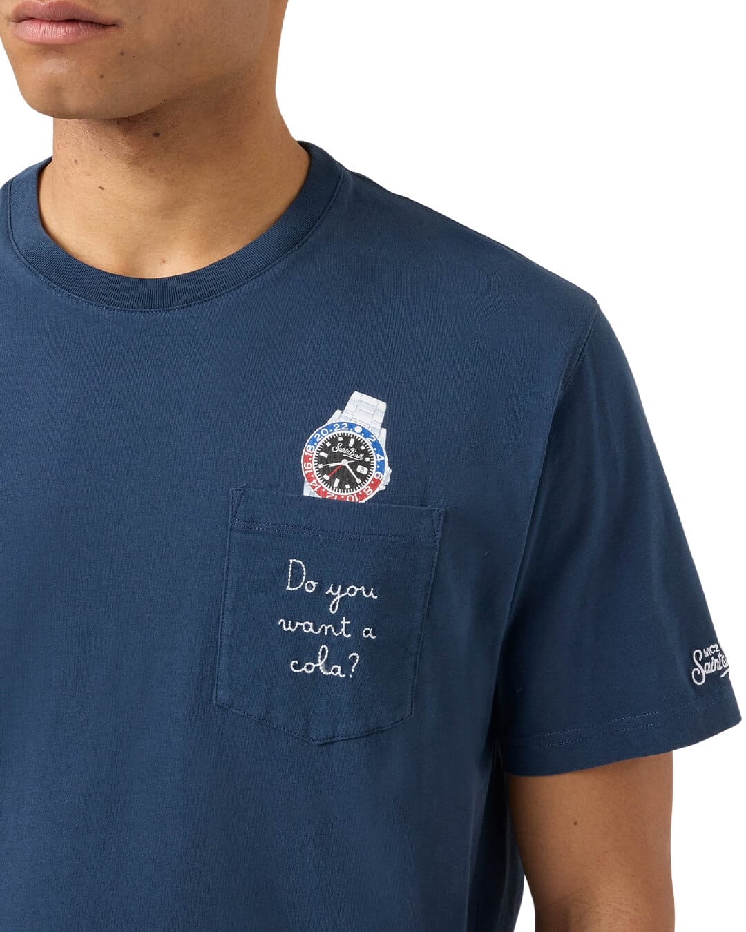 MC2 Saint Barth T-Shirts MC2 Austin Man Cotton T-shirt Want A Watch