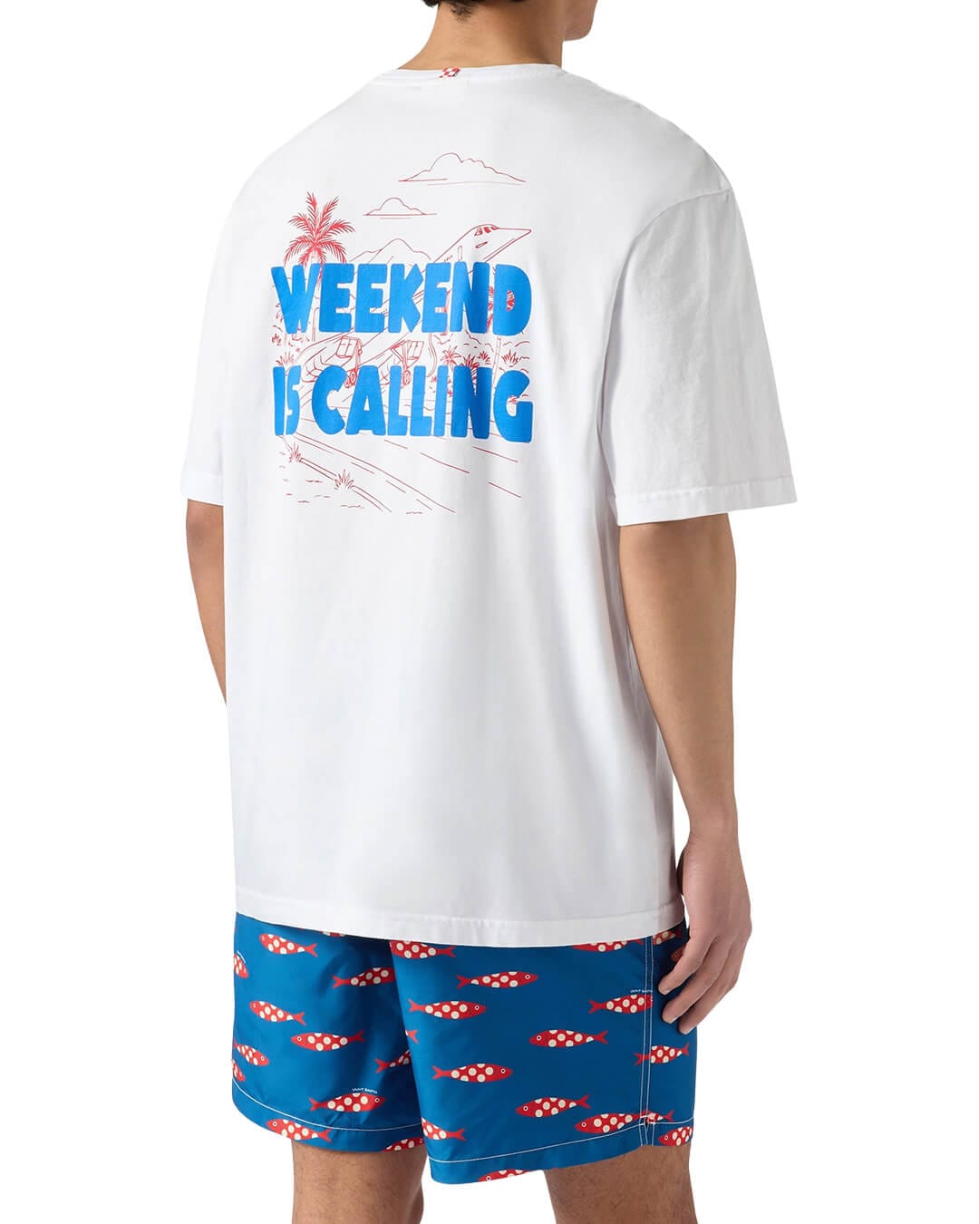 MC2 Saint Barth T-Shirts MC2 DELMAR WEEKEND  MAN OVERSIZE T-SHIRT