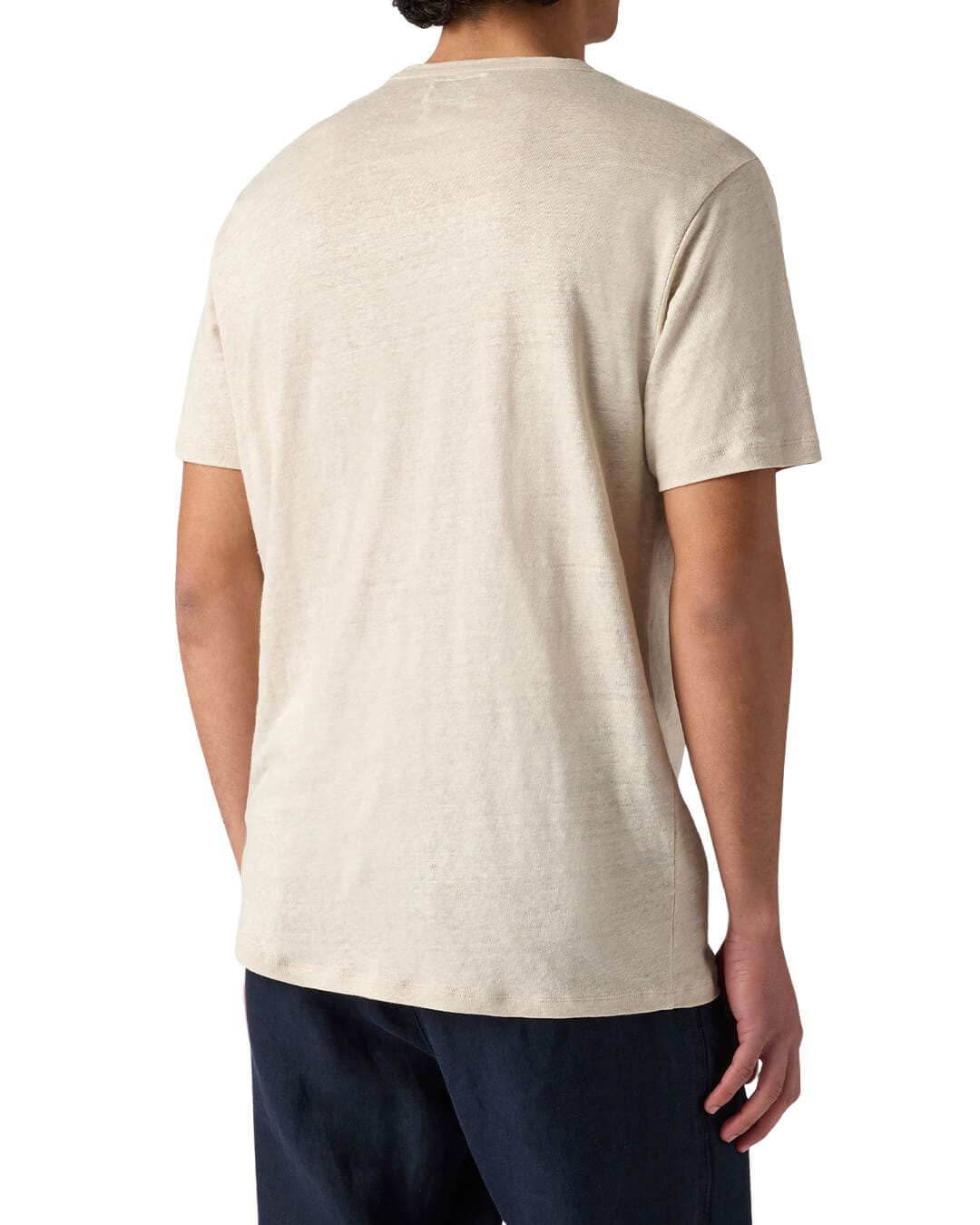 MC2 Saint Barth T-Shirts MC2 ECSTASEA BEIGE  N MAN LINEN T-SHIRT