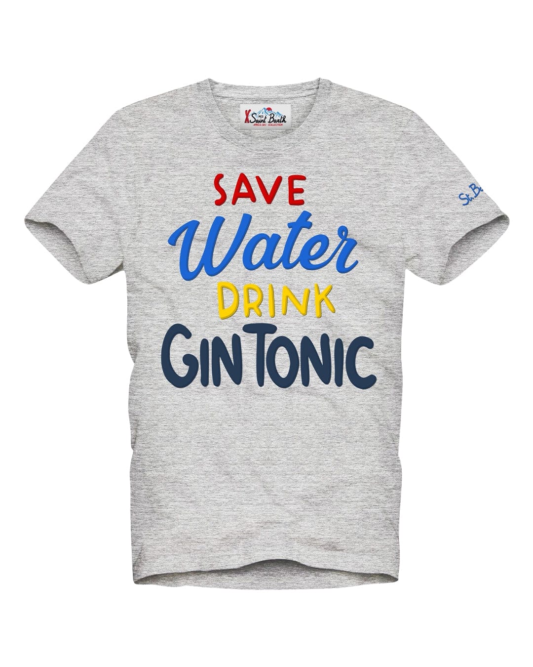 MC2 Saint Barth T-Shirts MC2 Grey Gin Tonic T-Shirt