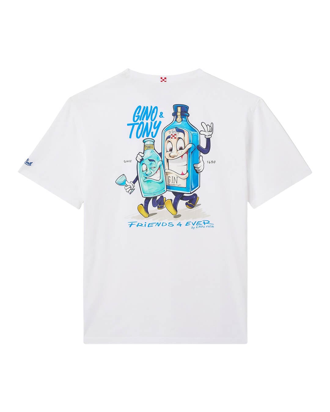 MC2 Saint Barth T-Shirts MC2 PORTLAND MAN COTTON T-SHIRT CPT GINO TONY