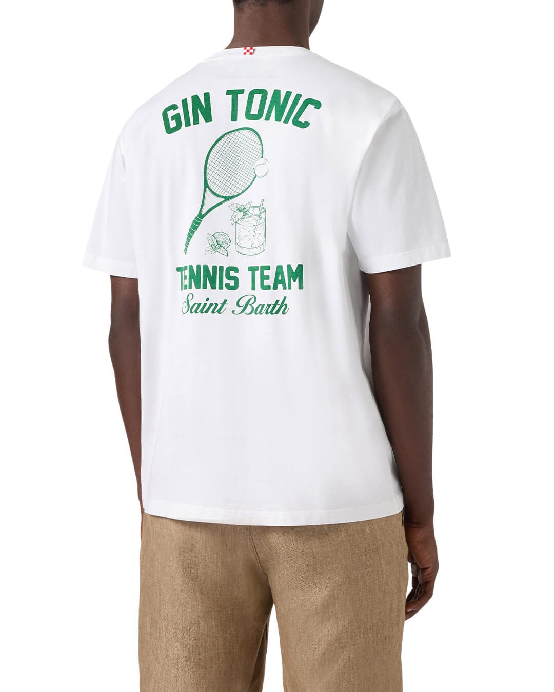 MC2 Saint Barth T-Shirts MC2 PORTLAND MAN COTTON T-SHIRT GIN TONIC TENNIS