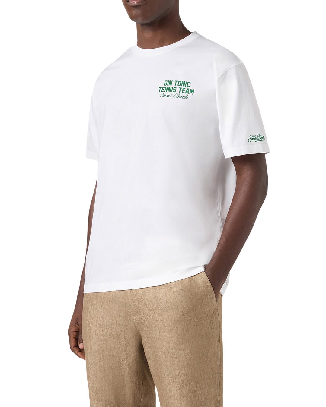 MC2 Saint Barth T-Shirts MC2 PORTLAND MAN COTTON T-SHIRT GIN TONIC TENNIS
