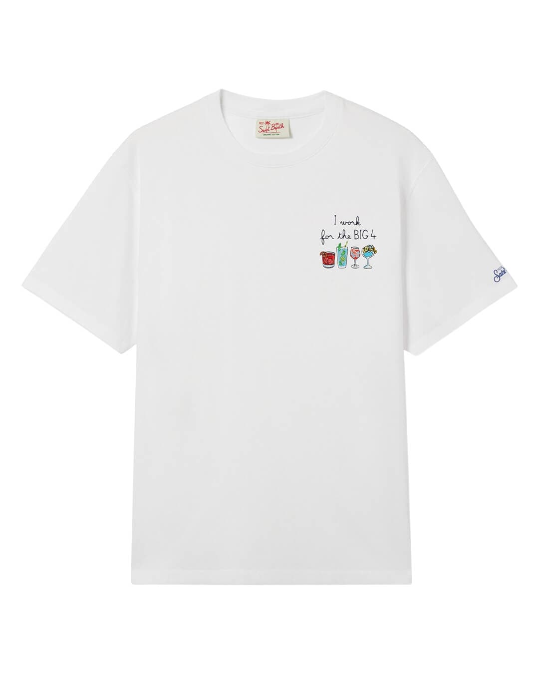 MC2 Saint Barth T-Shirts MC2 PORTOFINO MAN COTTON T-SHIRT BIG FOUR