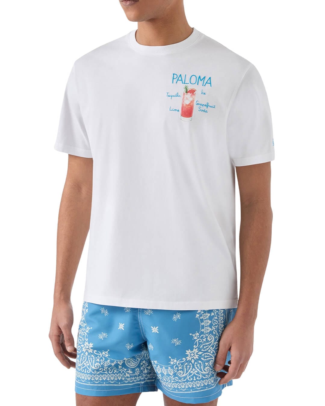 MC2 Saint Barth T-Shirts MC2 PORTOFINO MAN COTTON T-SHIRT PALOMA RECIPE