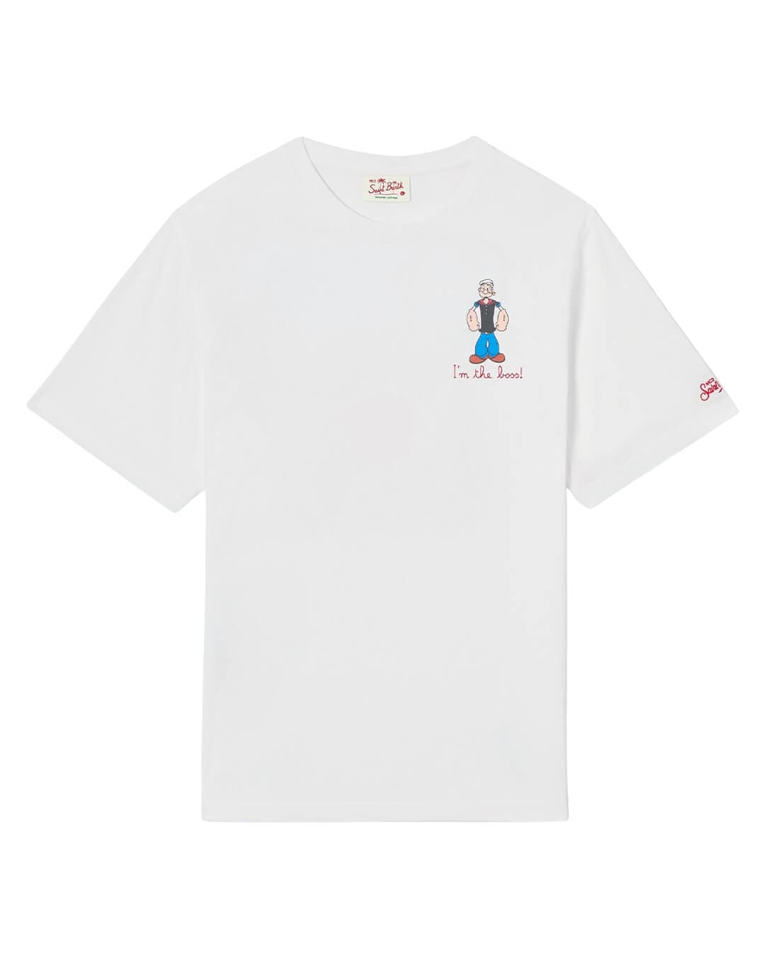 MC2 Saint Barth T-Shirts MC2 PORTOFINO MAN COTTON T-SHIRT POPEYE BOSS