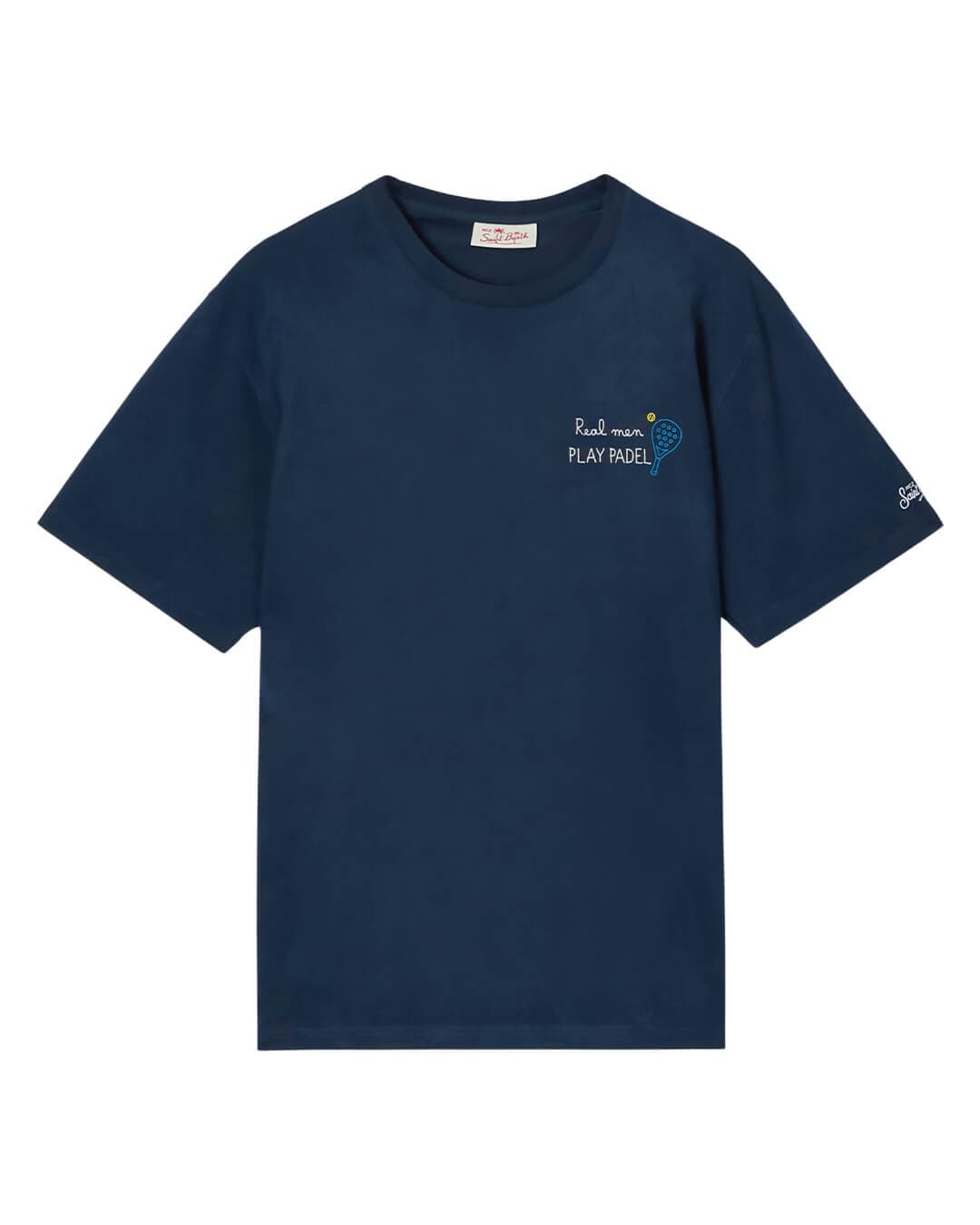 MC2 Saint Barth T-Shirts MC2 PORTOFINO MAN COTTON T-SHIRT REAL MAN PADEL