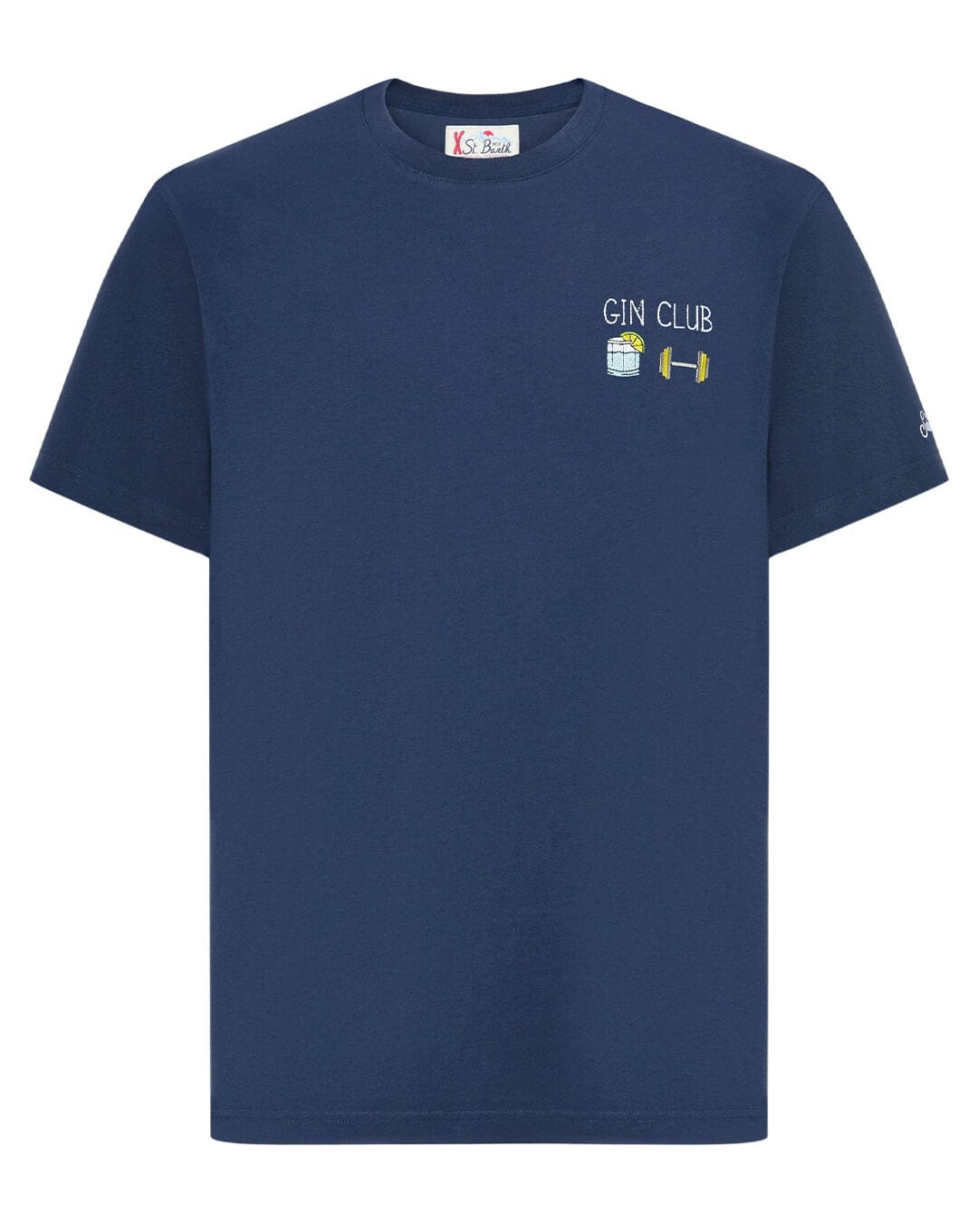 MC2 Saint Barth T-Shirts MC2 Saint Barth Arnott Classic St Barth T-Shirt Gin Club 61 Emb 03266I