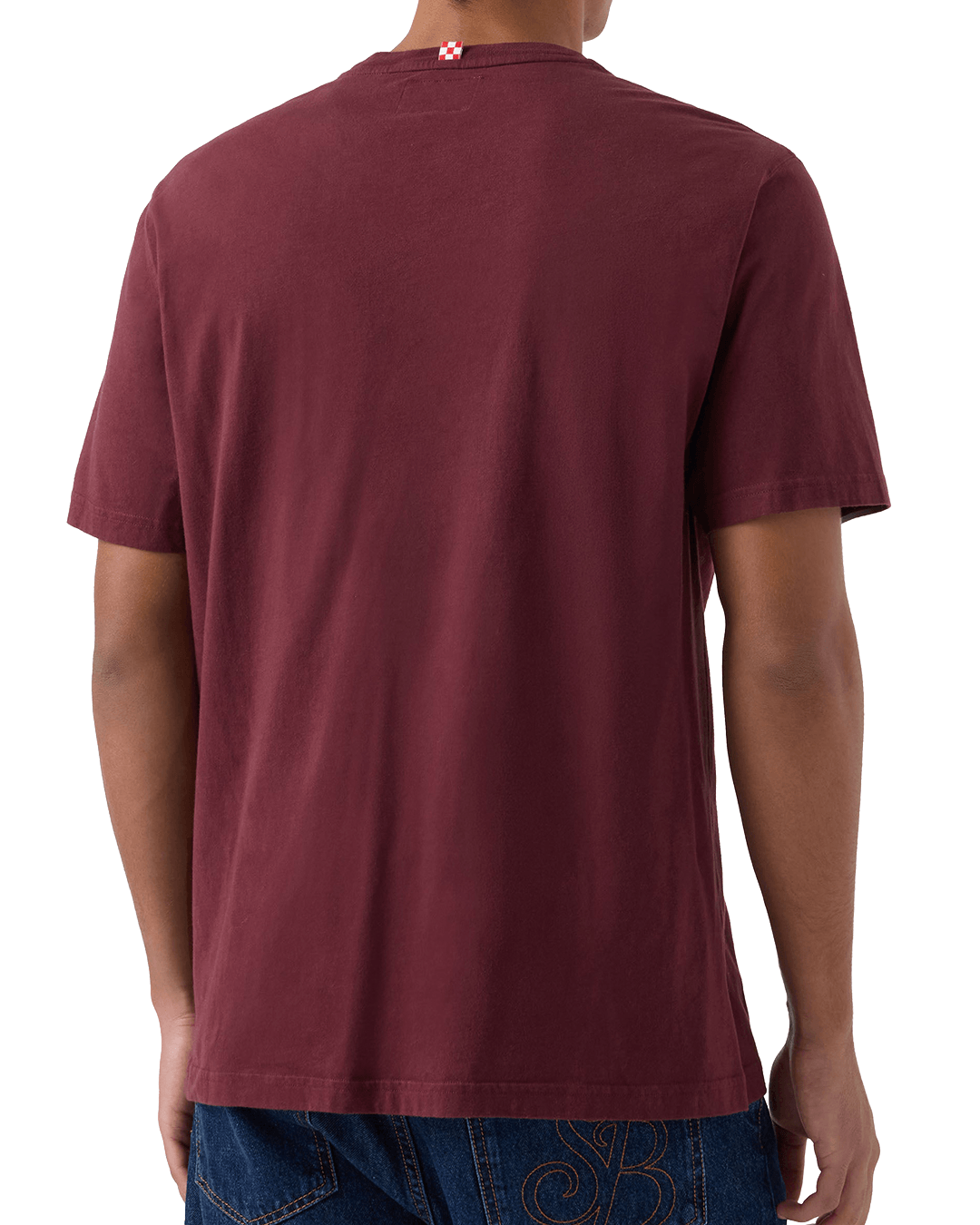 Mc2 Saint Barth T-Shirts MC2 Saint Barth Bordeaux Arnott Car Land Lover T-Shirt in Warm Fabric