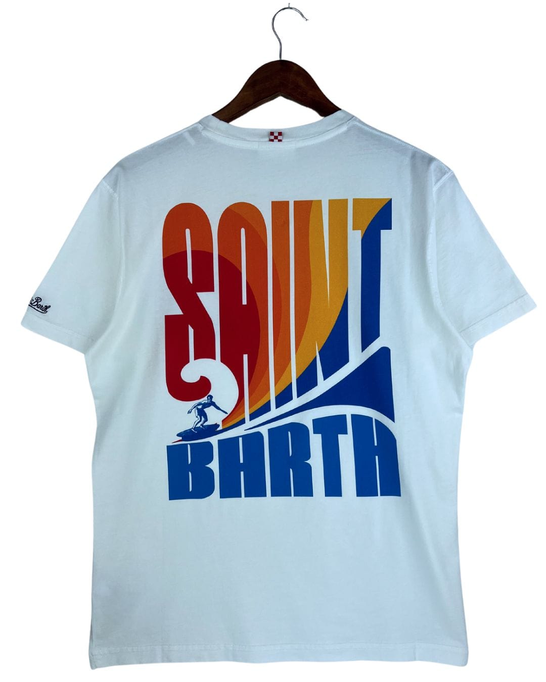 Mc2 Saint Barth T-Shirts MC2 White Saint Barth Print Surfer T-Shirt