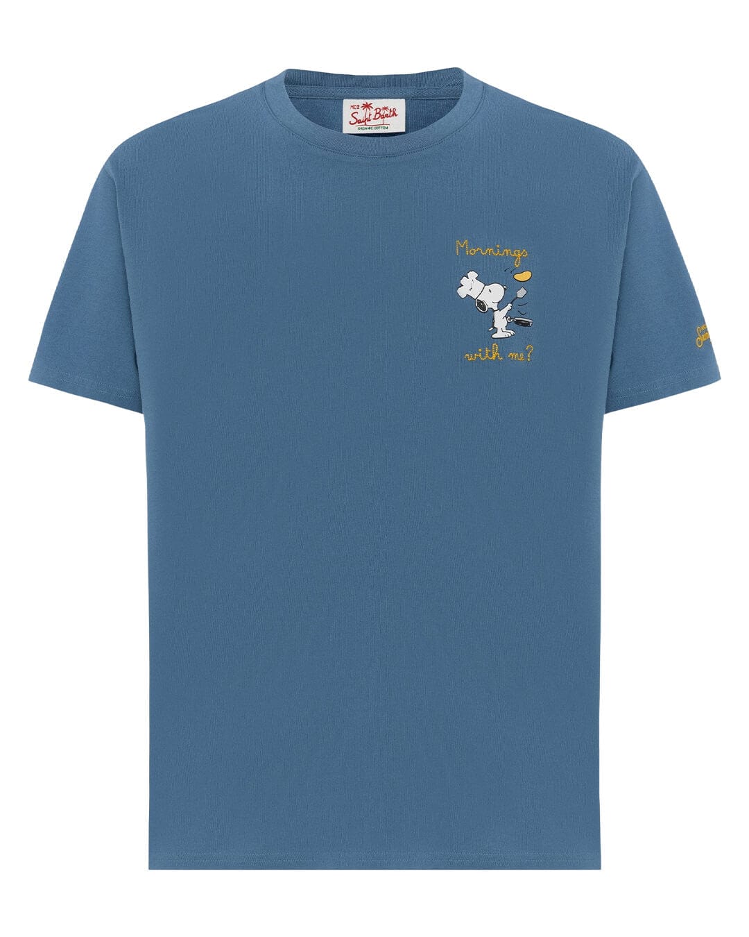 Mc2 Saint Barth T-Shirts TSHIRT COTTON CLASSIC SNOOPY MORNINGS 33 EMB 02291H