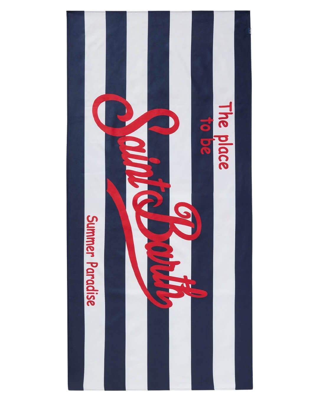 MC2 Saint Barth Towels ONE AIDAN NAVY STRIPES BEACH TOWEL