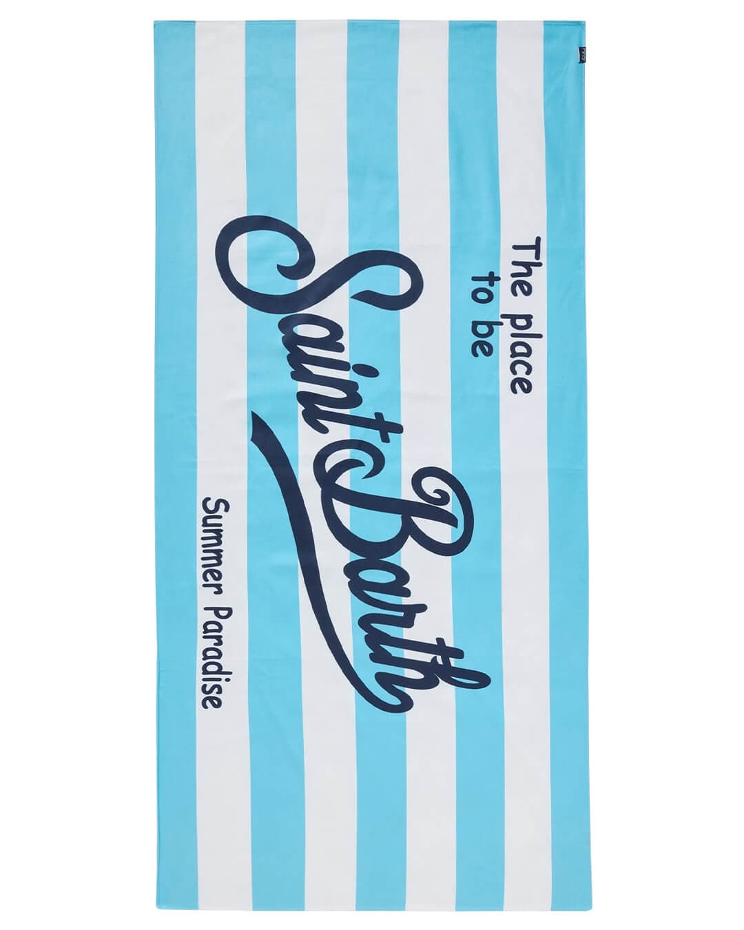 MC2 Saint Barth Towels ONE MC2 AIDAN BLUE STRIPES POP  BEACH TOWEL