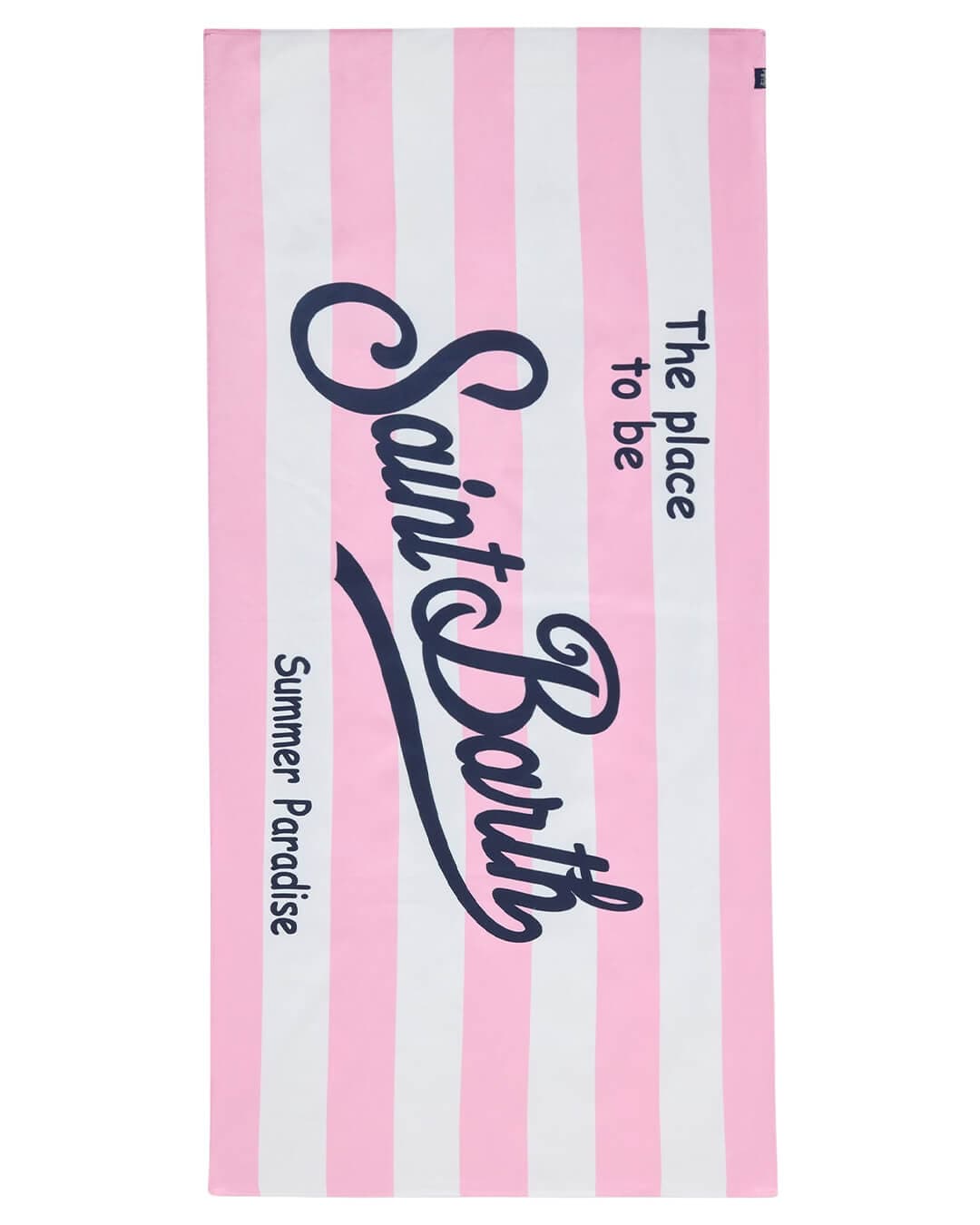 MC2 Saint Barth Towels ONE MC2 AIDAN PINK STRIPES POP BEACH TOWEL