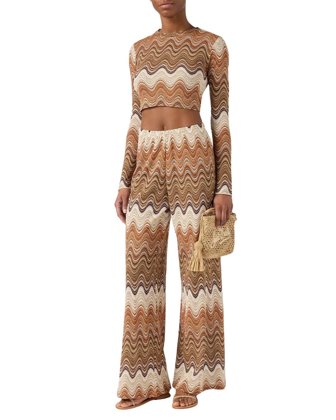MC2 Saint Barth Trousers AMALIA  RACHEL SEA WAVE PANTS