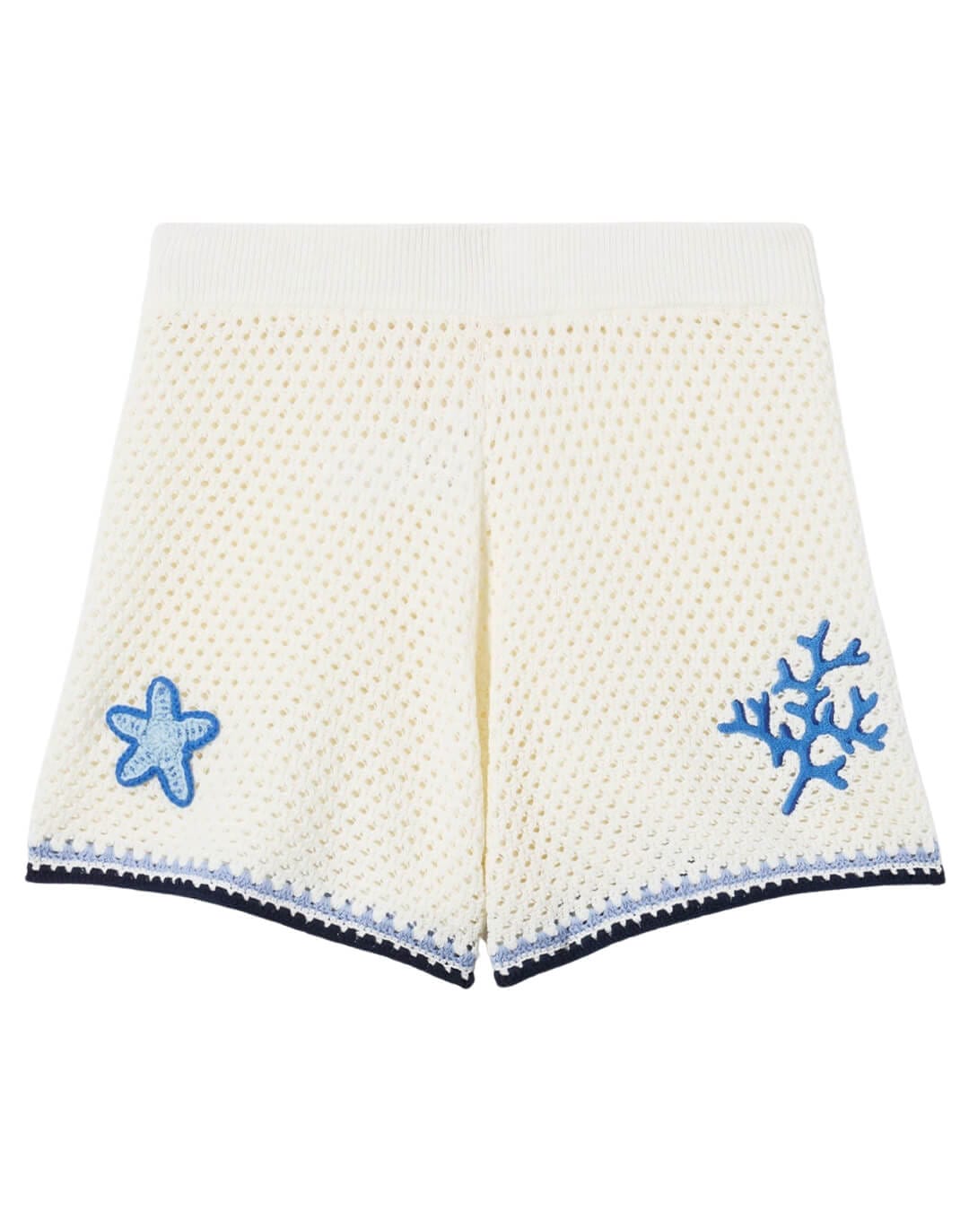 MC2 Saint Barth Trousers MC2 YVETTE KINT SHORT PANT LACE OCEANS
